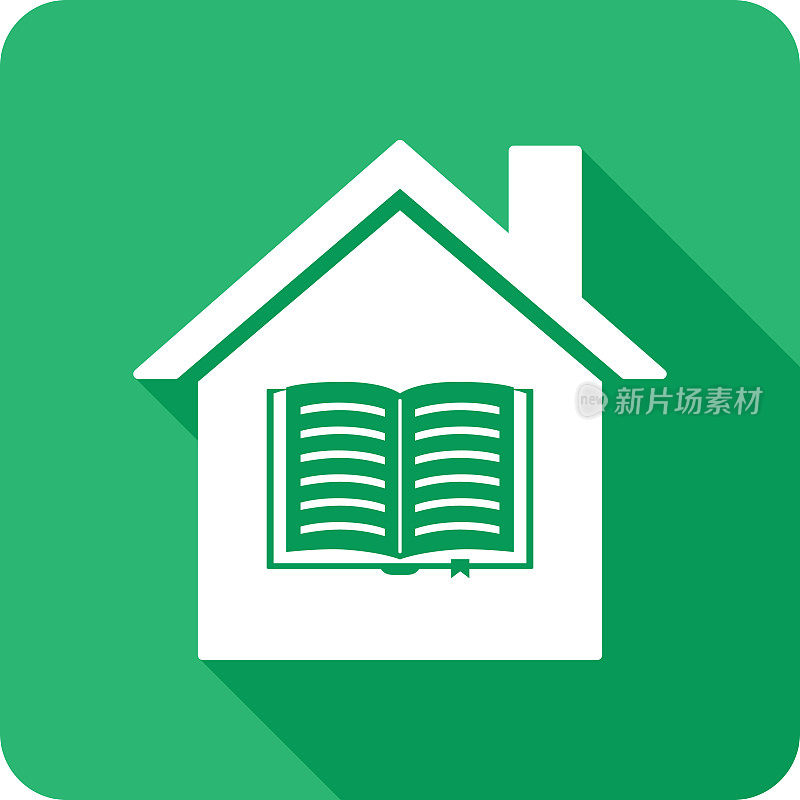 House Book Icon剪影